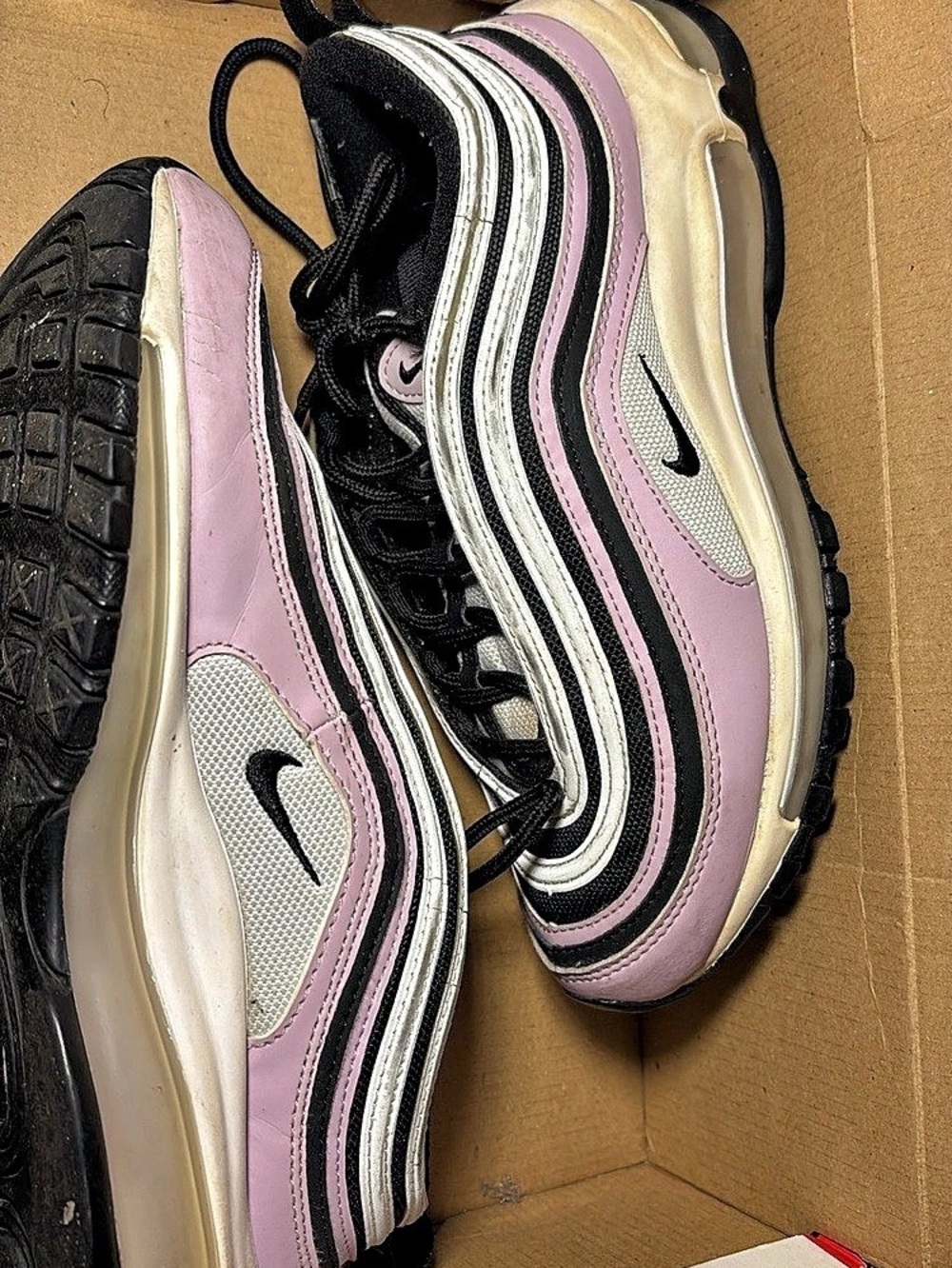 Nike Air Max 97 Pink & Black Sneakers US 5.5 Like New